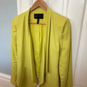 BCBG Max Azria Green Blazer, Open Front